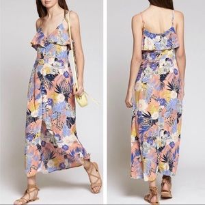 Anthropology Sanctuary Isabella Button Down Floral Maxi Dress